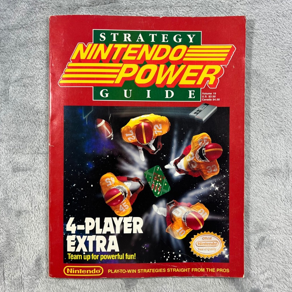 Nintendo Strategy Guide 4-Player Extra Vintage Vol 19 NES Power Magazine Gaming